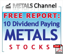 Free Dividend Paying Gold/Metals Stocks Report